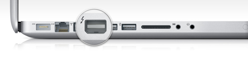 Thunderbolt現(xiàn)配備于全新 MacBook Air、MacBook Pro、iMac 和 Mac mini 之上