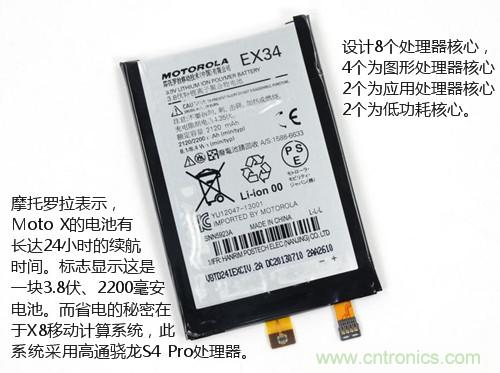 揭秘八核X8 SoC真面目，智能手機(jī)Moto X詳細(xì)拆解！