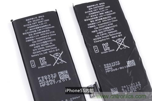 土豪金iPhone 5S拆解：內(nèi)部結構升級，維修難度增加