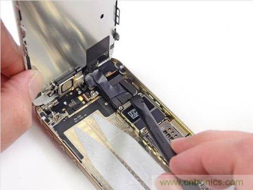 土豪金iPhone 5S拆解：內(nèi)部結構升級，維修難度增加