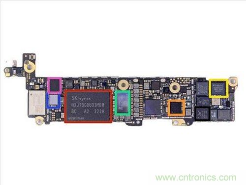 土豪金iPhone 5S拆解：內(nèi)部結構升級，維修難度增加
