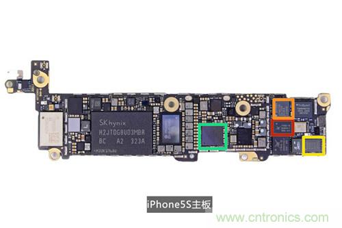 土豪金iPhone 5S拆解：內(nèi)部結構升級，維修難度增加