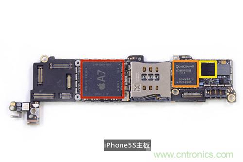 土豪金iPhone 5S拆解：內(nèi)部結構升級，維修難度增加