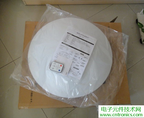 高端大氣上檔次！智能遙控調(diào)光LED吸頂燈拆解