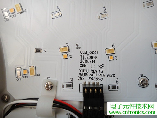 高端大氣上檔次！智能遙控調(diào)光LED吸頂燈拆解