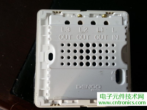 一款觸控開關(guān)拆解，做工不錯