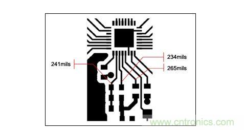 一個緊湊的PCB布局，寄生效應(yīng)會對電路產(chǎn)生影響。