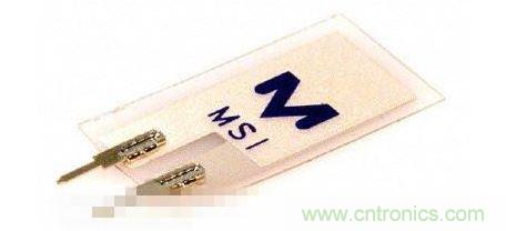 Measurement Specialties 的 MSP1006 壓電晶體。