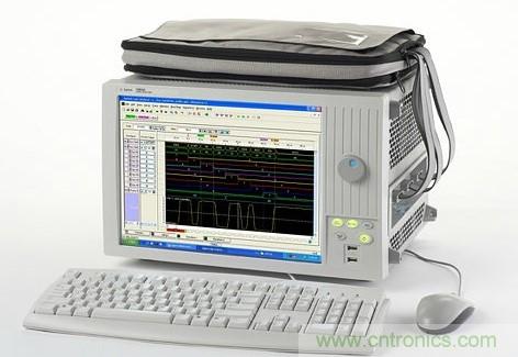 通過適配器連接iDevice與測試設(shè)備。