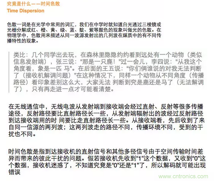 這樣比喻無線通信中的那些專業(yè)術(shù)語，也是沒誰了