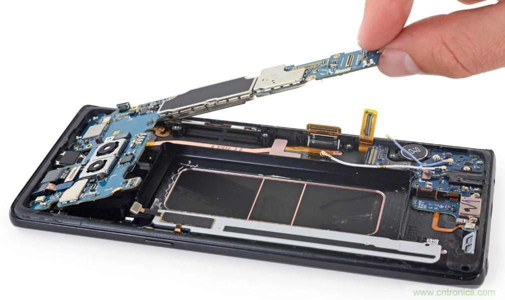 三星Note 8拆解，模塊化+分離式設(shè)計成趨勢？