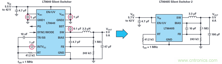 是否可以將低EMI電源安裝到擁擠的電路板上？