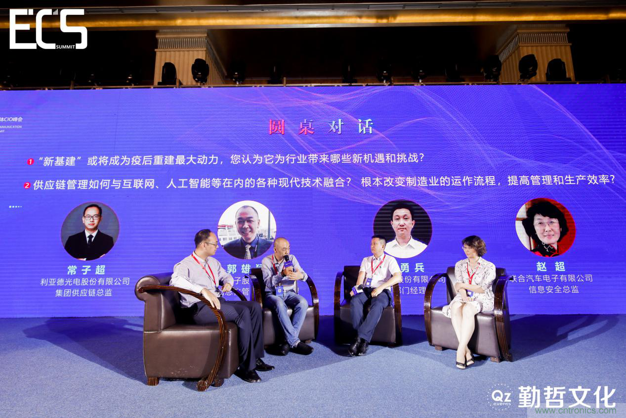 【ECS 2020】第二屆中國電子通信與半導(dǎo)體CIO峰會圓滿落幕！
