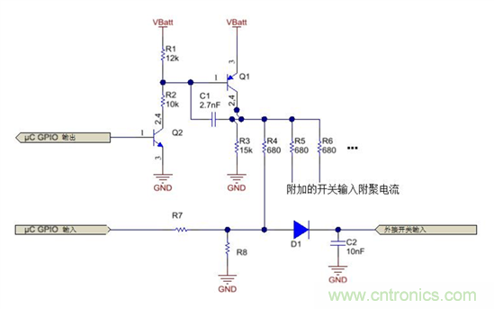 多開關(guān)檢測接口：為實現(xiàn)更小型、更高效設計集成化功能