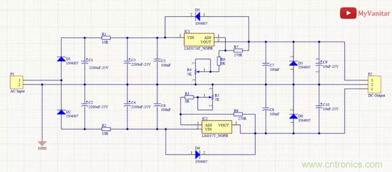怎樣構(gòu)建可調(diào)線性AC-DC電源供用戶自由調(diào)節(jié)？