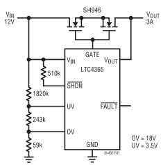為敏感電路提供過壓及電源反接保護(hù)！