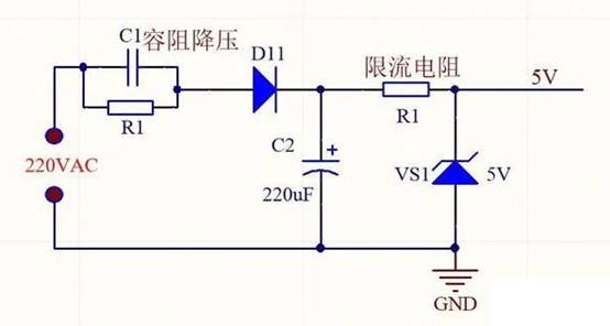 220V直接串聯(lián)電阻降壓5V能給手機(jī)充電嗎？
