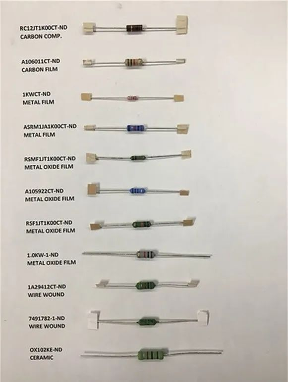 對照一下，你了解幾種電阻？